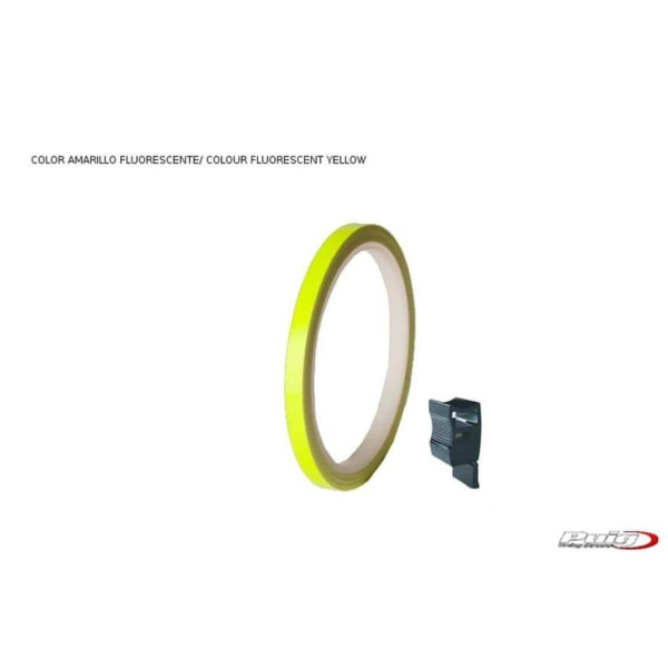 Puig Puig rim tape with applicator | fluorescent yellow